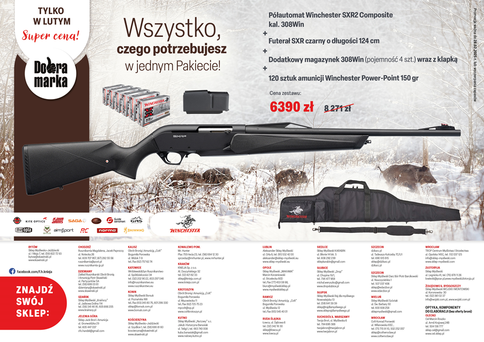 Zestaw Myśliwski Winchester SXR2 Composite w Okazyjnej Cenie!